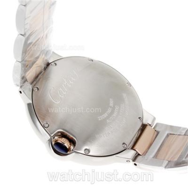 Cartier Ballon Bleu de Cartier Two Tone with White Dial-Sapphire Glass