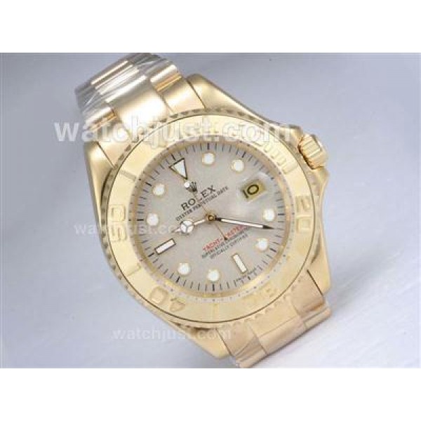 Top Quality Rolex Yacht-Master Fake Watches With Golden Dials For Sale