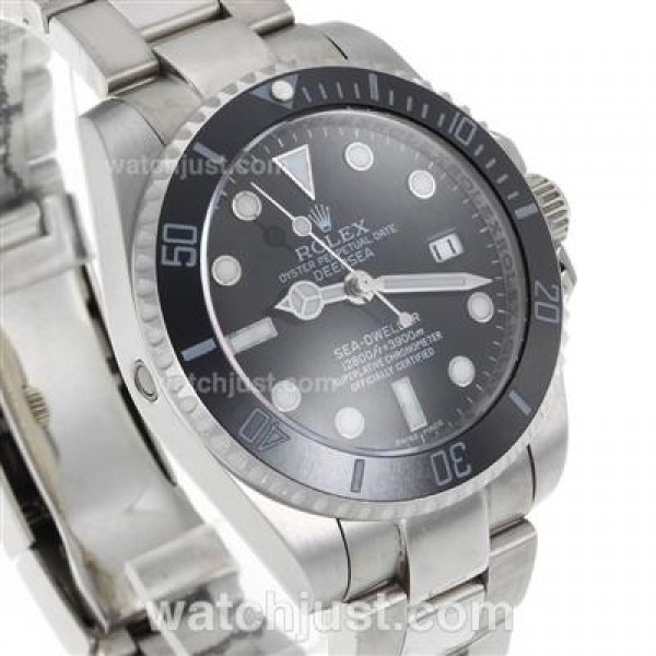 Top Quality Fake Rolex Sea-Dweller Watches With Black Dials Online