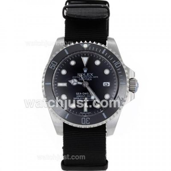Best 1:1 Rolex Sea-Dweller Fake Watches With Black Dials For Sale