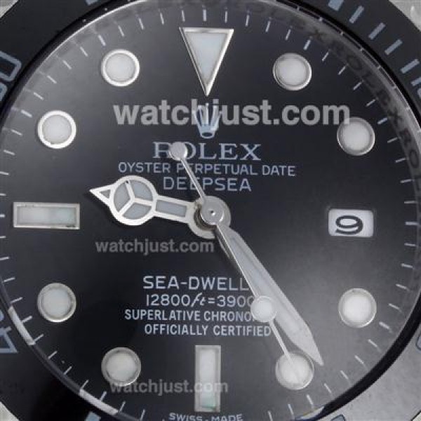 Best 1:1 Rolex Sea-Dweller Fake Watches With Black Dials For Sale