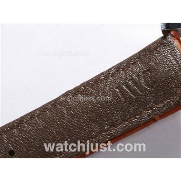 IWC Portuguese Chronograph Swiss Valjoux 7750 Movement with White Dial