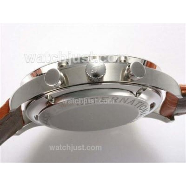 IWC Portuguese Chronograph Swiss Valjoux 7750 Movement with White Dial
