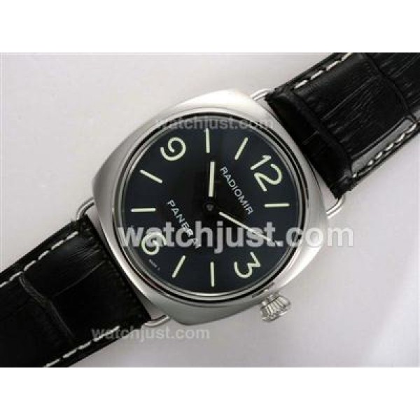 Panerai Radiomir Unitas 6497 Movement Manual Winding with Black Dial