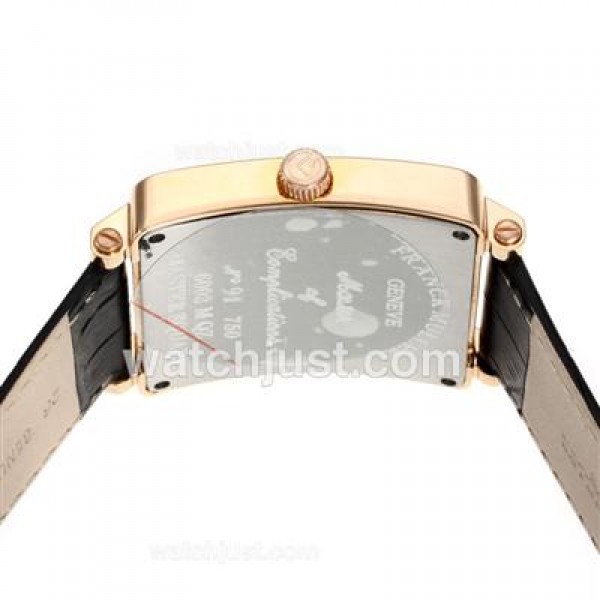 Franck Muller Master Square Rose Gold Case with White Dial