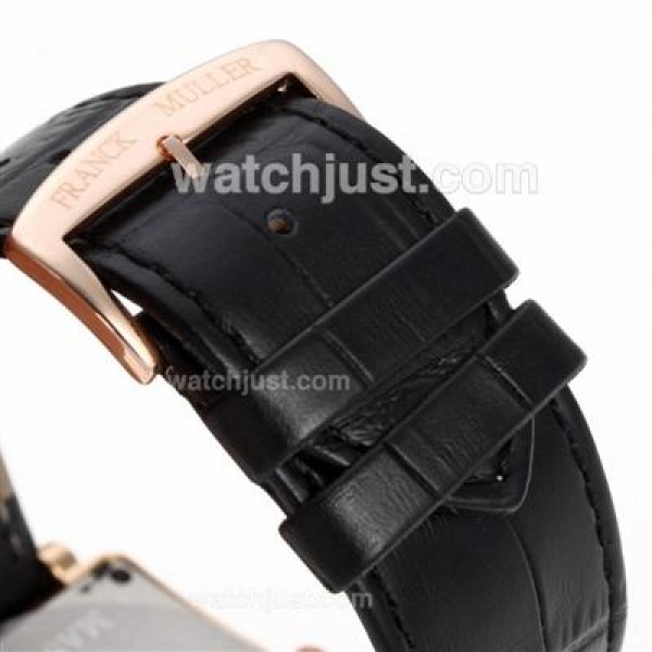 Franck Muller Master Square Rose Gold Case with White Dial