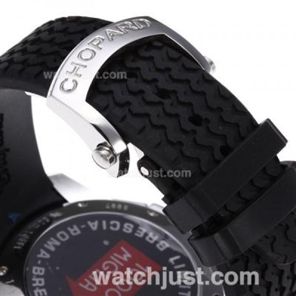 Chopard Mille Miglia GT XL Working Chronograph with Black Dial-Rubber Strap