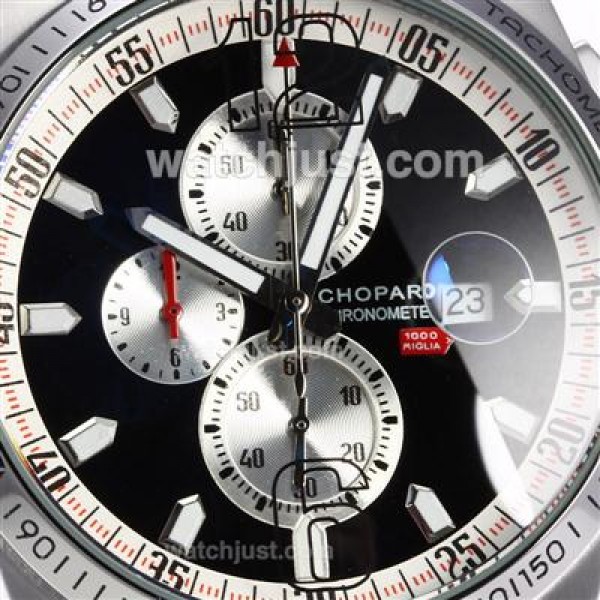 Chopard Mille Miglia GT XL Working Chronograph with Black Dial-Rubber Strap