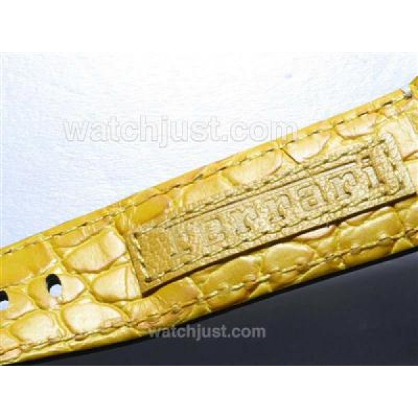 Panerai Ferrari Gran Tourismo FER 00011 Aisa Valjoux 7750 Movement with Yellow Dial