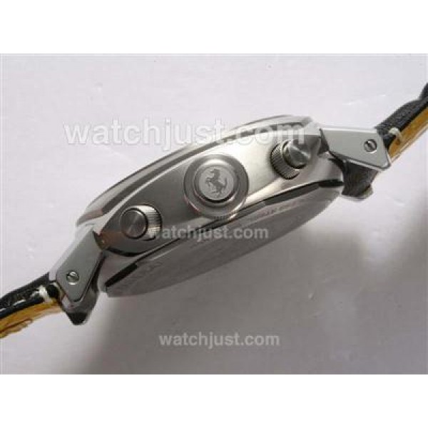 Panerai Ferrari Gran Tourismo FER 00011 Aisa Valjoux 7750 Movement with Yellow Dial