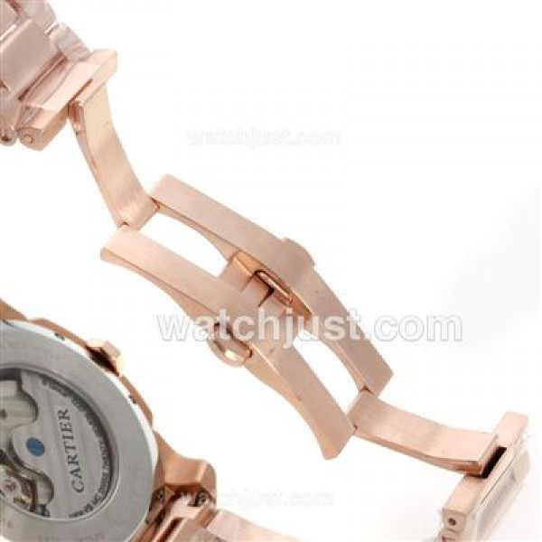 Cartier Calibre de Cartier Automatic Full Rose Gold with Black Dial