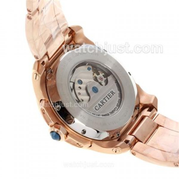 Cartier Calibre de Cartier Automatic Full Rose Gold with Black Dial