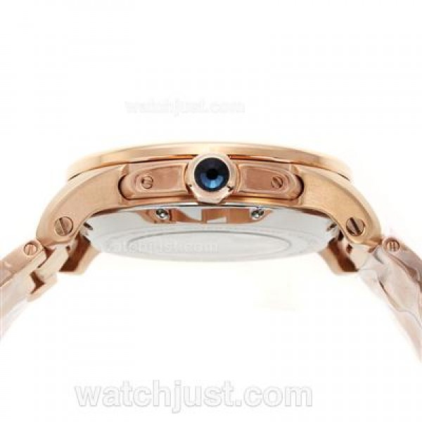 Cartier Calibre de Cartier Automatic Full Rose Gold with Black Dial