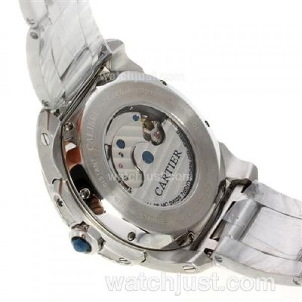 Cartier Calibre de Cartier Automatic with White Dial S/S