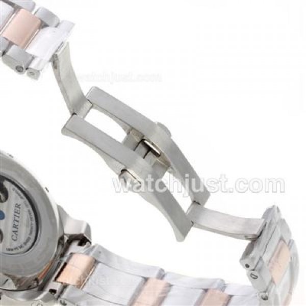 Cartier Calibre de Cartier Automatic Two Tone with White Dial