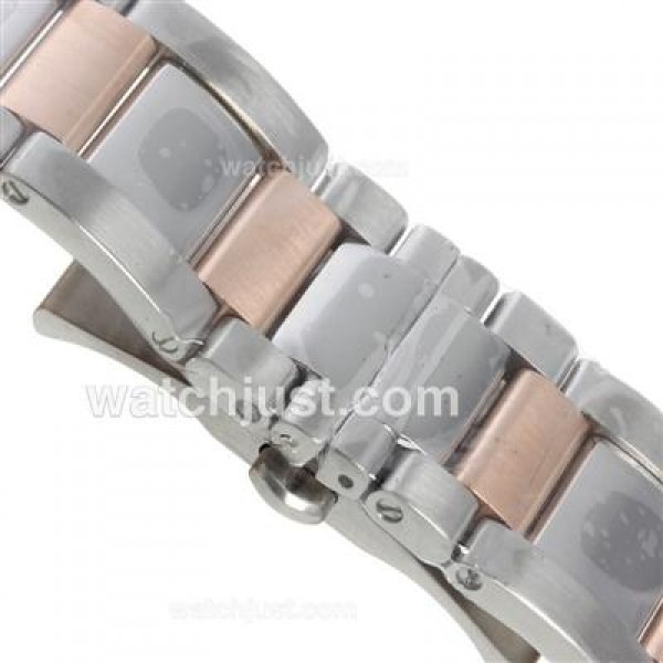 Cartier Calibre de Cartier Automatic Two Tone with White Dial
