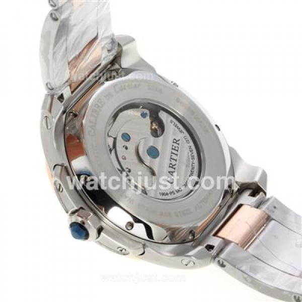 Cartier Calibre de Cartier Automatic Two Tone with White Dial