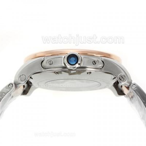 Cartier Calibre de Cartier Automatic Two Tone with White Dial
