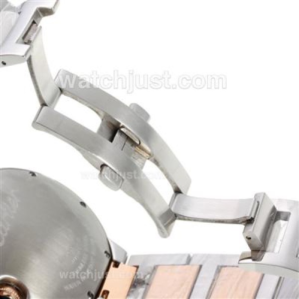 Cartier Ballon bleu de Cartier Two Tone with White Dial S/S-Sapphire Glass