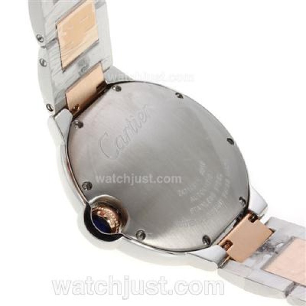 Cartier Ballon bleu de Cartier Two Tone with White Dial S/S-Sapphire Glass