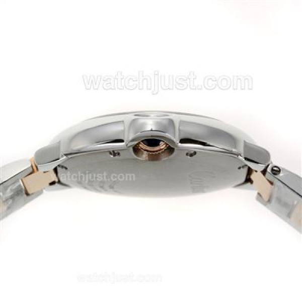 Cartier Ballon bleu de Cartier Two Tone with White Dial S/S-Sapphire Glass