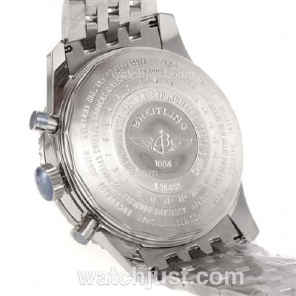 Breitling Navitimer World Swiss Valjoux 7750 Movement with White Dial