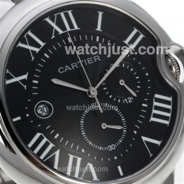 Cartier Ballon bleu de Cartier with Black Dial S/S