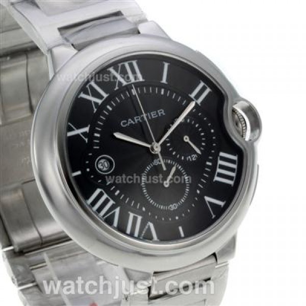 Cartier Ballon bleu de Cartier with Black Dial S/S