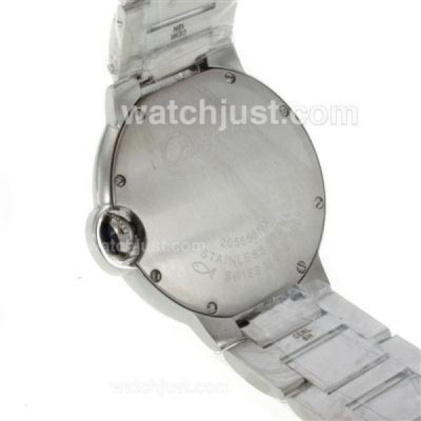 Cartier Ballon bleu de Cartier Roman Markers with MOP Dial S/S-Sapphire Glass