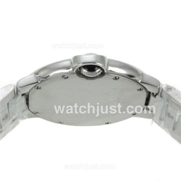 Cartier Ballon bleu de Cartier Roman Markers with MOP Dial S/S-Sapphire Glass
