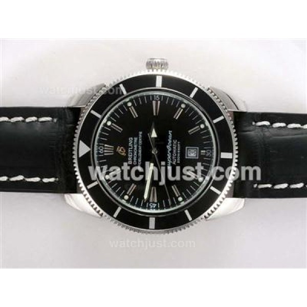Breitling Super Ocean Automatic with Black Dial and Bezel