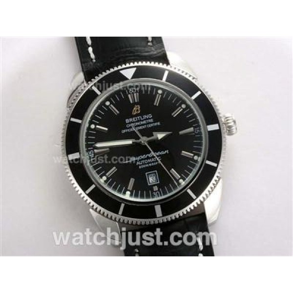 Breitling Super Ocean Automatic with Black Dial and Bezel