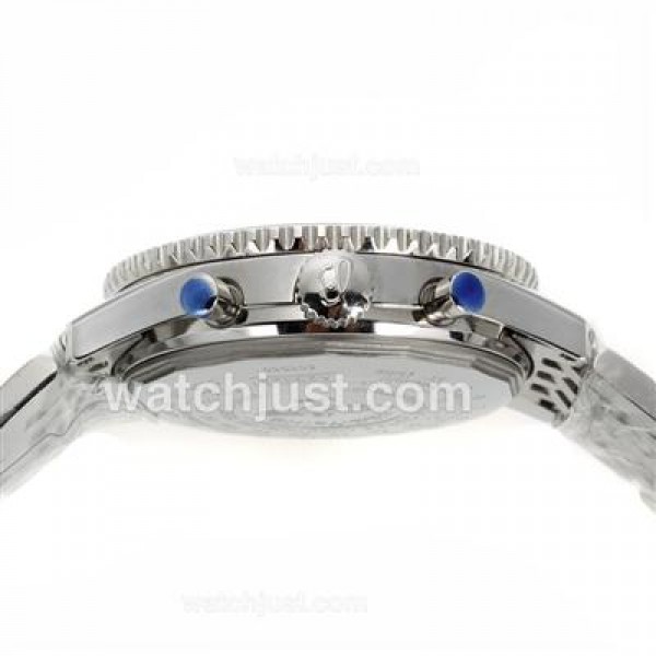 Breitling Navitimer Chronograph Swiss Valjoux 7750 Movement with White Dial