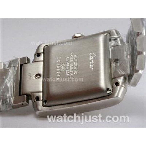 Cartier Tank Swiss ETA 2671 Movement with White Dial