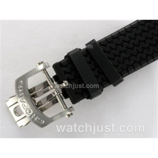 Chopard Gran Turismo GT XXL Chronograph Swiss Valjoux 7750 Movement AR Coating Rubber Strap