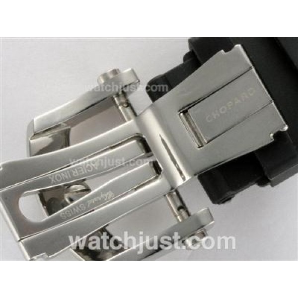 Chopard Gran Turismo GT XXL Chronograph Swiss Valjoux 7750 Movement AR Coating Rubber Strap