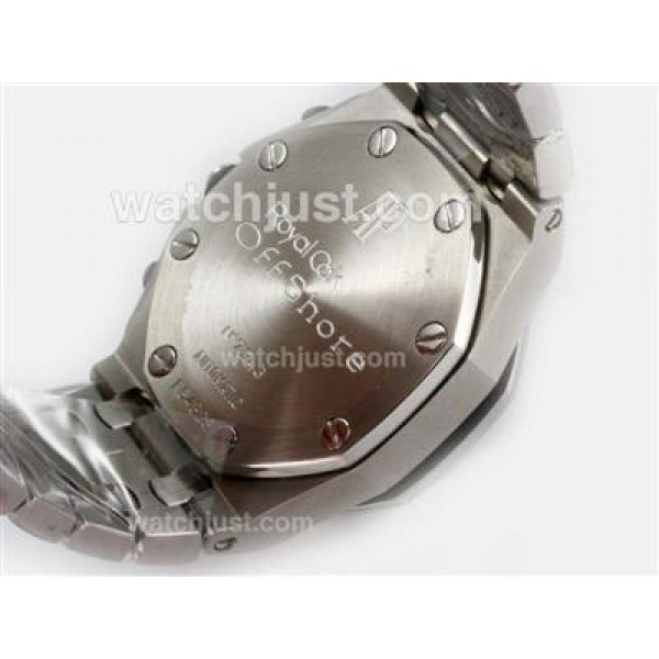 UK Online Replica Audemars Piguet Royal Oak Chronograph Swiss Valjoux 7750 Movement Diamond Bezel White Dial