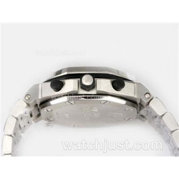 UK Online Replica Audemars Piguet Royal Oak Chronograph Swiss Valjoux 7750 Movement Diamond Bezel White Dial
