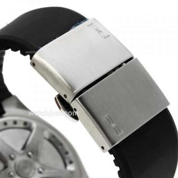 Porsche Design Dashboard Working Chronograph with Black Dial-Rubber Strap