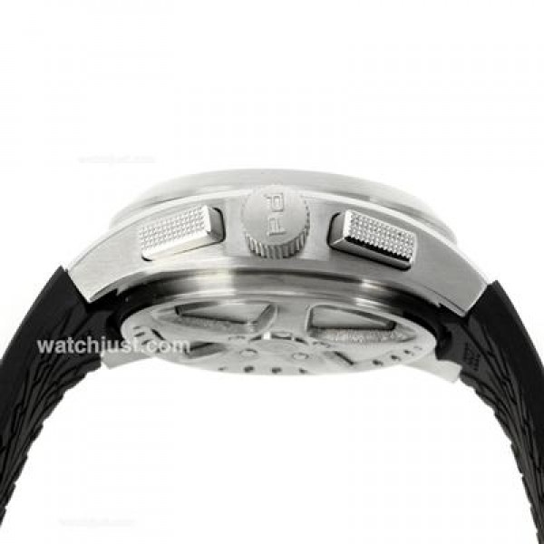 Porsche Design Dashboard Working Chronograph with Black Dial-Rubber Strap