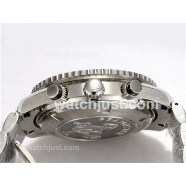 Swiss Made Fake Omega Seamaster Planet Ocean With Black Dials For Men