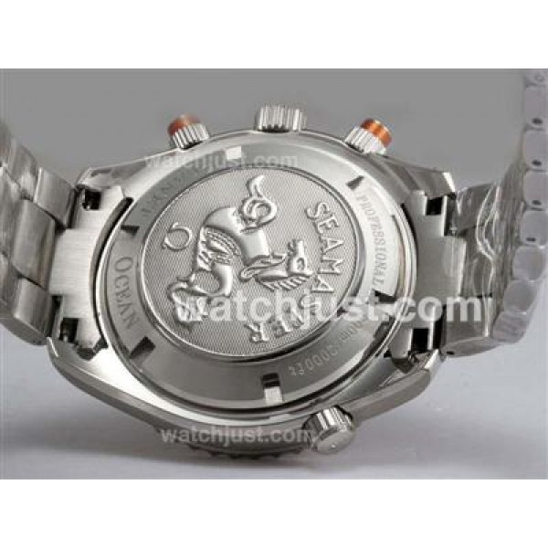 Omega Seamaster Planet Ocean Working Chronograph Black Dial with Orange Bezel Same Chassis As 7750-High Quality