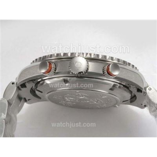 Omega Seamaster Planet Ocean Working Chronograph Black Dial with Orange Bezel Same Chassis As 7750-High Quality