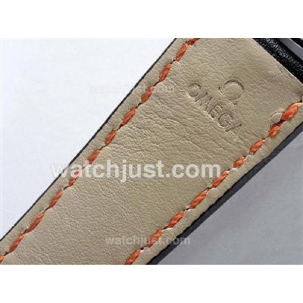 Omega Seamaster Planet Ocean Chronograph Swiss Valjoux 7750 Movement AR Coating-Orange marking