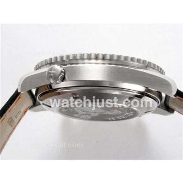 Omega Seamaster Planet Ocean Chronograph Swiss Valjoux 7750 Movement AR Coating-Orange marking