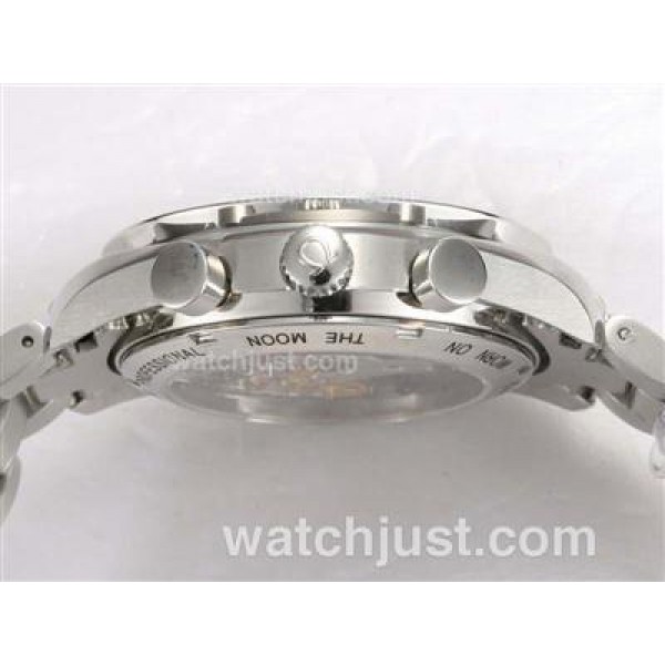 Omega Speedmaster Chronograph Lemania Movement with Black Dial