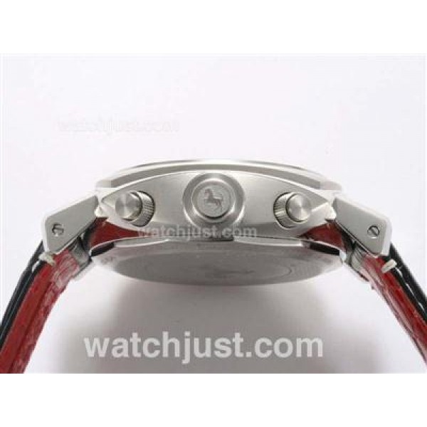 Panerai Ferrari Gran Tourismo FER 00013 Chrono Swiss Valjoux 7750 Movement with Red Dial