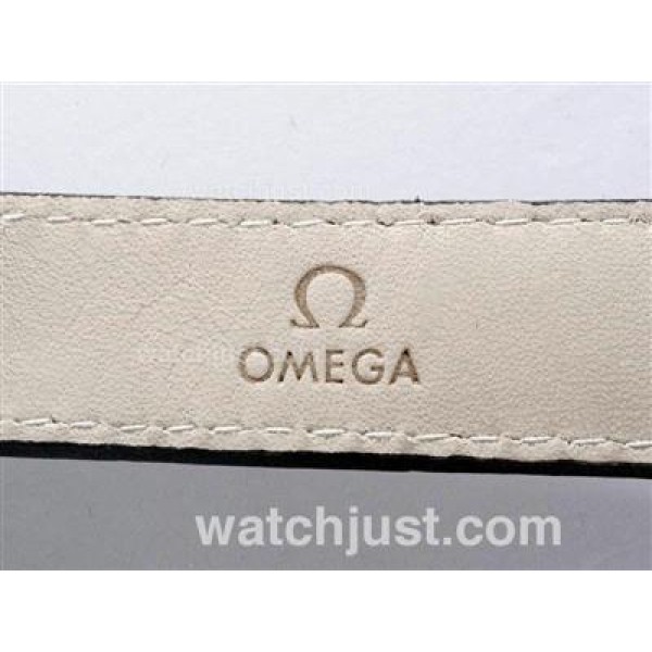 Omega Hour Vision See Thru Case Automatic Rose Gold Case with Brown Dial-Deployment Buckle