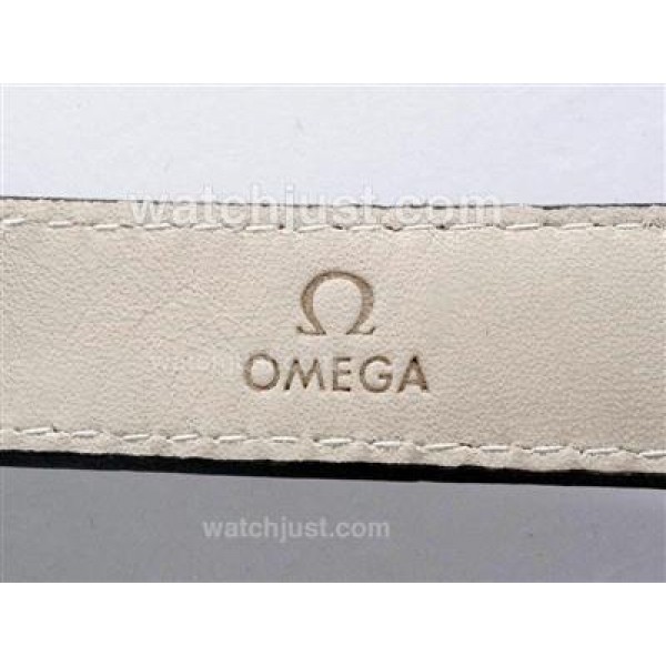 Omega Hour Vision See Thru Case Automatic Rose Gold Case with Black Dial-Deployment Buckle