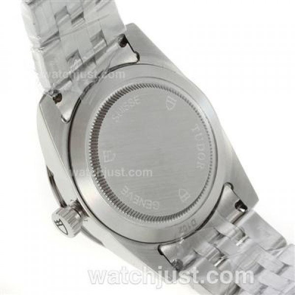 Tudor Classic Automatic Diamond Markers with Black Dial S/S-Sapphire Glass
